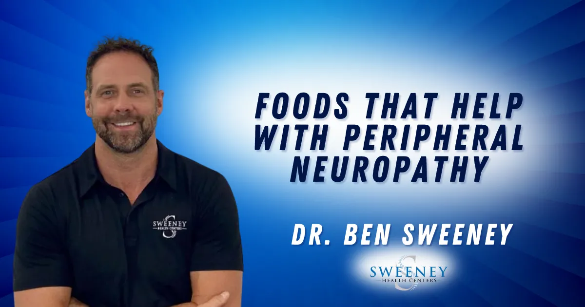 Peripheral neuropathy is a condition characterized by damage to the peripheral nerves, leading to symptoms such as pain, tingling, and numbness, particularly in the hands and feet. While medical treatments are essential, incorporating specific foods that help with peripheral neuropathy into your diet can play a significant role in managing and potentially alleviating these symptoms. At Sweeney Health Centers, we emphasize the importance of a holistic approach to health, integrating nutritional strategies to support nerve health.​