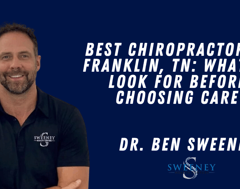 If you’re searching for the best chiropractor in Franklin, TN, you’re likely dealing with pain, stiffness, nerve issues, or mobility limitations that are affecting your daily life. Choosing the right chiropractic provider is not just about convenience—it’s about finding a healthcare professional who understands the root cause of your condition and delivers evidence-based, patient-focused care that produces real results.