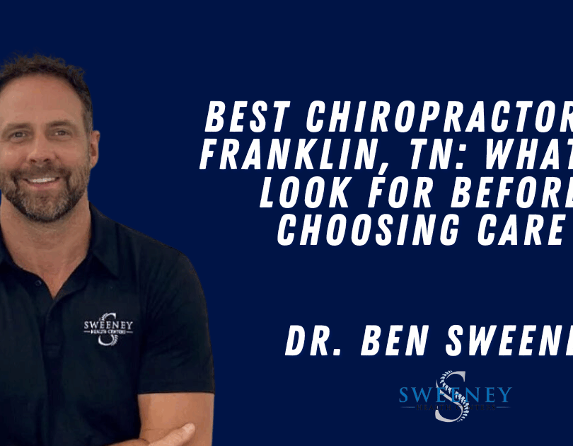 If you’re searching for the best chiropractor in Franklin, TN, you’re likely dealing with pain, stiffness, nerve issues, or mobility limitations that are affecting your daily life. Choosing the right chiropractic provider is not just about convenience—it’s about finding a healthcare professional who understands the root cause of your condition and delivers evidence-based, patient-focused care that produces real results.