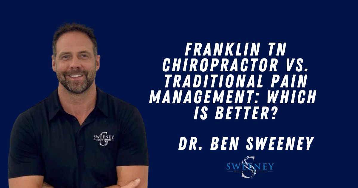 If you’re dealing with chronic pain, nerve discomfort, or mobility issues, you’ve likely faced an important decision: Should you see a Franklin TN chiropractor, or rely on traditional pain management? For many patients in Franklin and the greater Nashville area, this choice can feel overwhelming—especially when pain has already disrupted daily life.